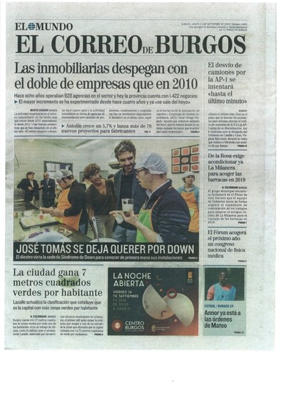 José Tomás .El Correo el Mundo.