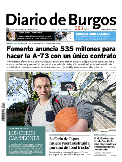 Iván en el Diario de Burgos