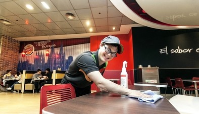 Alejandro en el Burger king