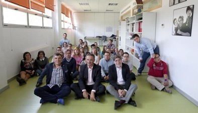 Los alumnos de prácticas del programa de Empleo con Apoyo del BBVA