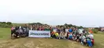 100 Senderistas de Down Burgos y voluntarios de Bridgestone marchan a la cueva del Soplao en Cantabria