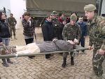 Down Burgos visita a las Fuerzas Pesadas