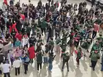 400 personas bailan con Down Burgos  en pro  de la inclusión.