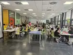 Down Burgos celebra su fiesta fin de curso con una paella para mas de  100 personas