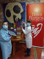 Down Burgos recibe 8 tabletas de Down España