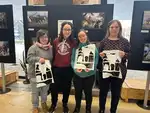 Cuatro personas de Down Burgos premiadas en un concurso artístico sobre dinosaurios