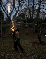 Taller de danza y malabares de fuego