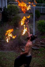 Taller de danza y malabares de fuego