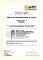 La Fundación lealtad acredita en transparencia a Down Burgos