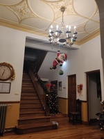 Down Burgos decorada por Navidad