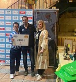 Down Burgos recibe 2.400€ , beneficio del campeonato de Mus.