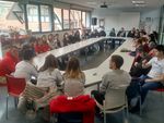 Alumnos de 3º de Pedagogía visitan el Centro Estela de Down Burgos