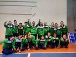 Los equipos de Down Burgos  CD ESTELA A Y B ,campeones de la liga de Deporte Adaptado de Castilla y León 2017/18.