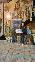 Down Burgos recibe 2.000 euros de la Asociación Española de Mus